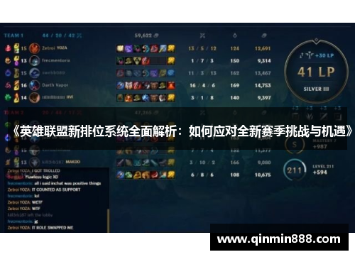 《英雄联盟新排位系统全面解析：如何应对全新赛季挑战与机遇》